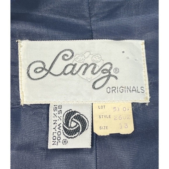 Vintage Lanz Originals Women’s Vest Size 13 Red Wool Blend - Picture 5 of 16